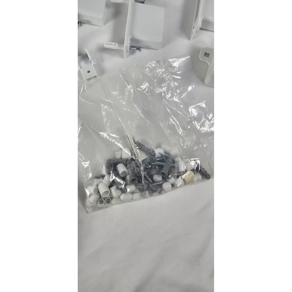 Rubbermaid Closet Shelving Mounting Brackets‎ & Anchors Hardware Lot End Caps